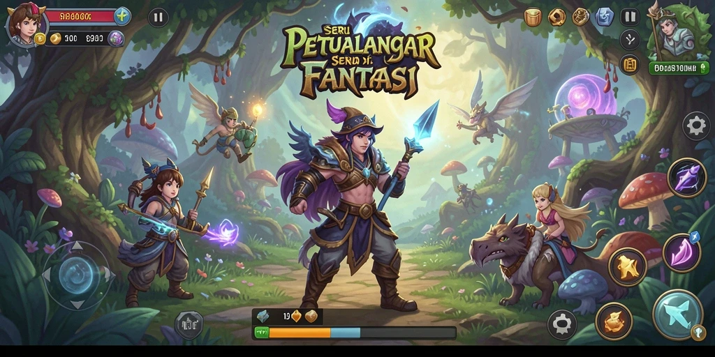 Tangkapan layar F32 menunjukkan aksi mendebarkan dalam petualangan seru.