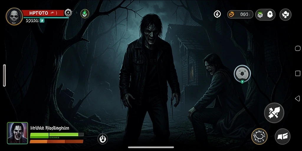 Screenshot menampilkan atmosfir menyeramkan dari permainan HPTOTO.