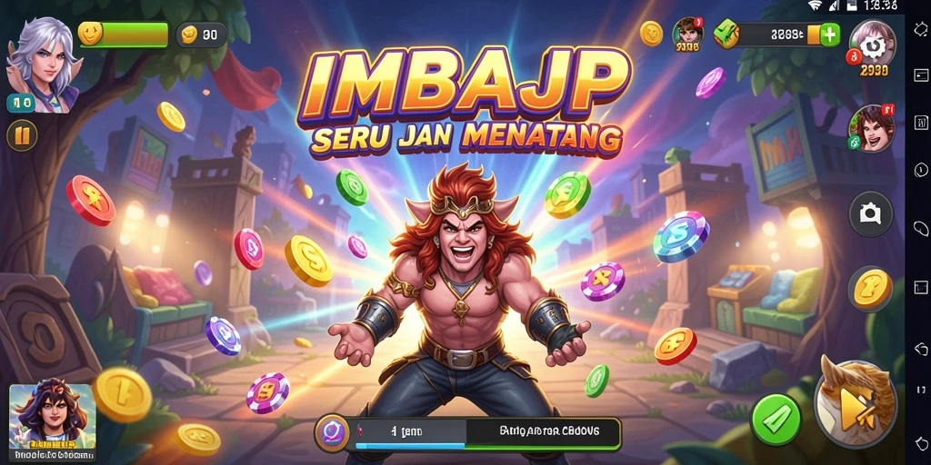 Screenshot gameplay IMBAJP yang menampilkan keseruan permainan Arcade.