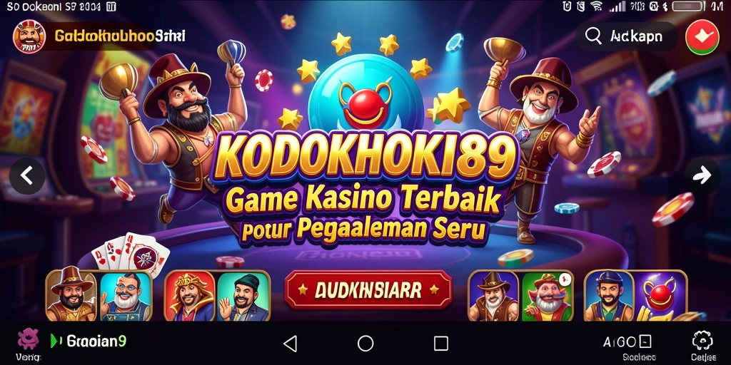 Tampilan gameplay menarik di KODOKHOKI889 dengan grafis yang menawan.