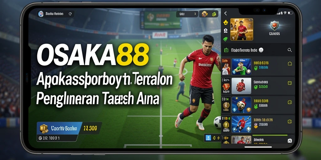 Tampilan antarmuka OSAKA88 dengan fitur taruhan olahraga.