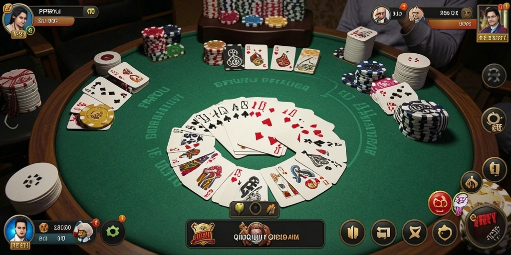 Tampilan gameplay seru dari PPRRYY yang menampilkan aksi permainan QiuQiu.