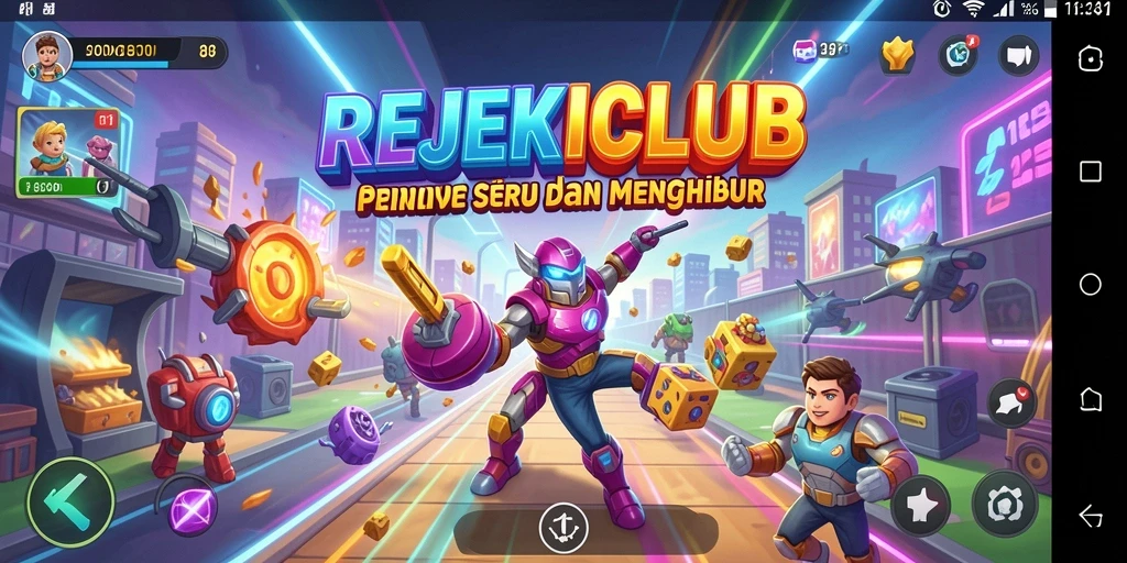 Gameplay seru dan penuh aksi di REJEKICLUB.