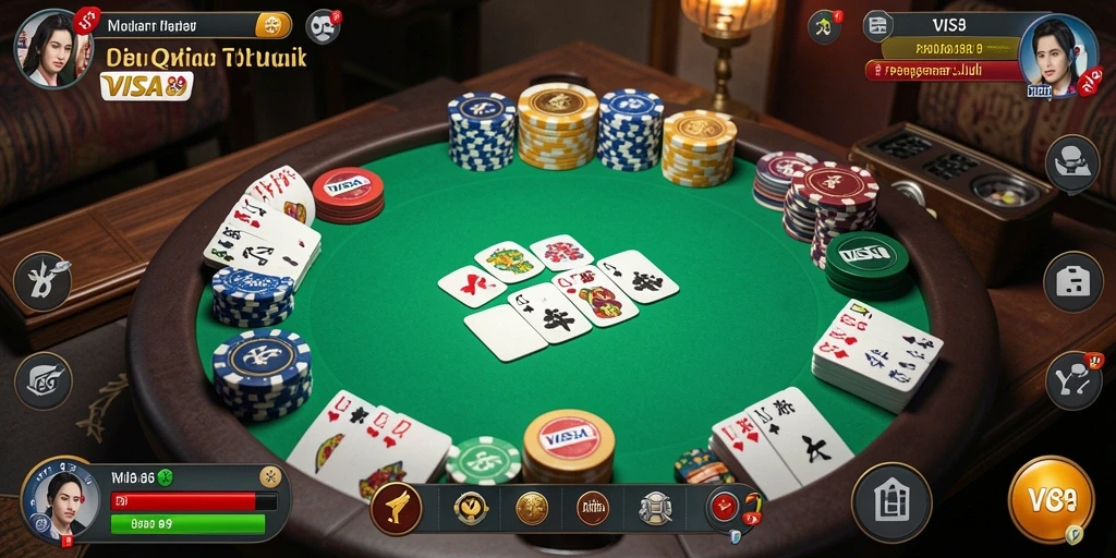 Screenshot gameplay QiuQiu yang seru di aplikasi VISA89.
