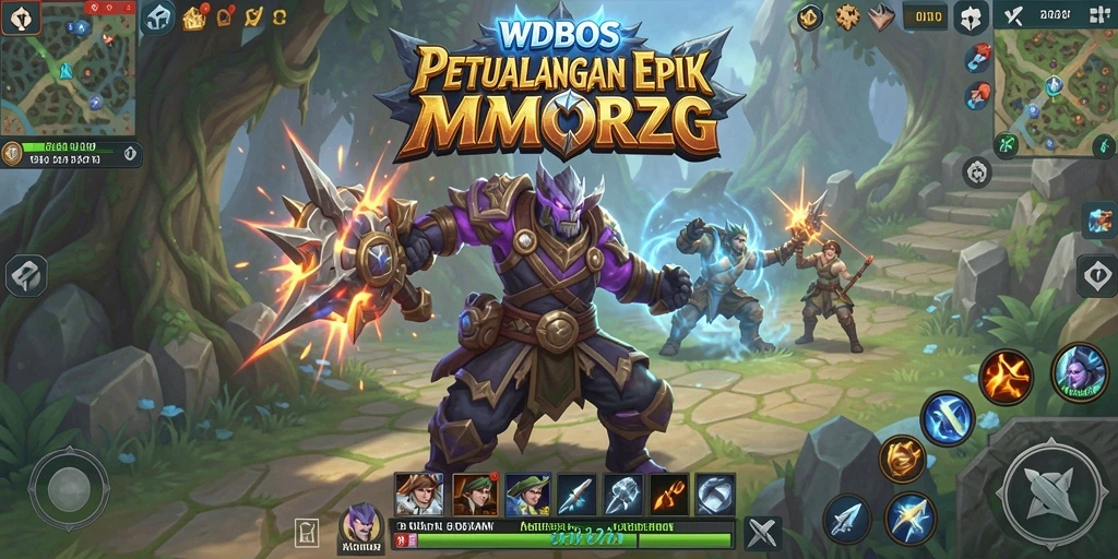 Tampilan gameplay menakjubkan dari WDBOS yang penuh aksi dan petualangan.